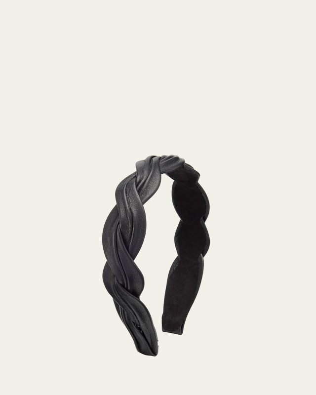 Leather Wave Headband